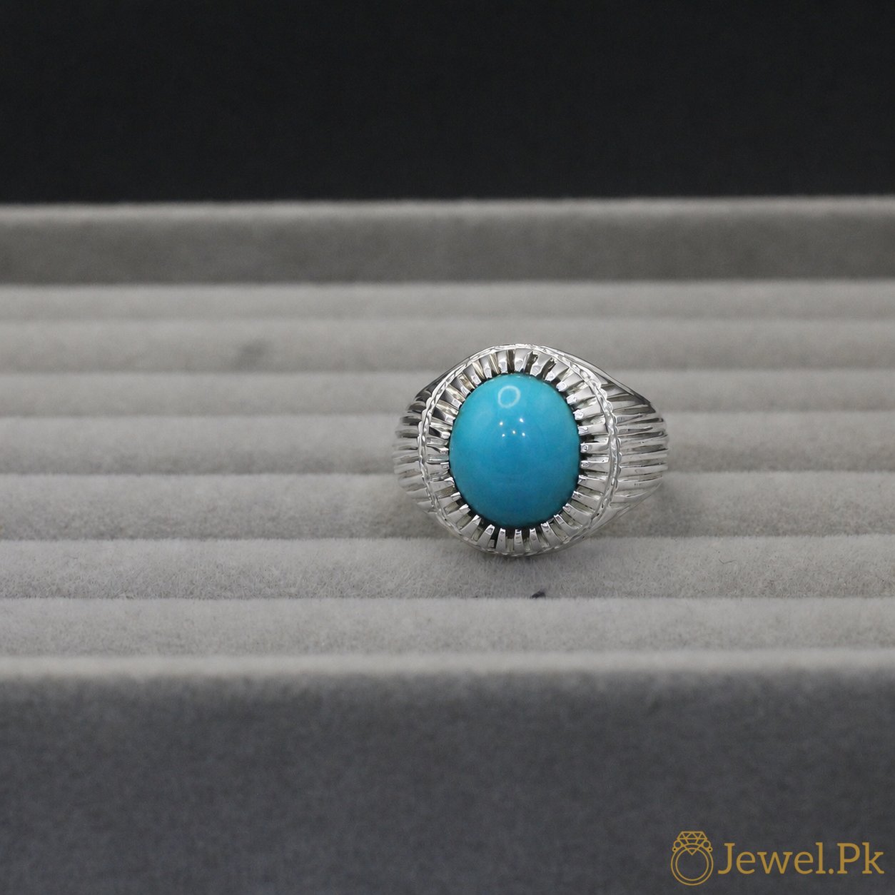 Natural Tirquoise Ring – Silver 925 (11) Natural Tirquoise Ring Silver 925 11